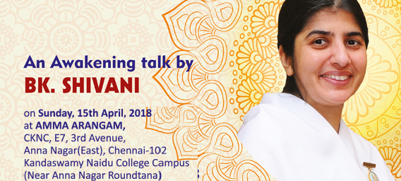 LIVE: An Awakening Talk - Password for Happiness by BK Shivani, Chennai | 15-04-2018
